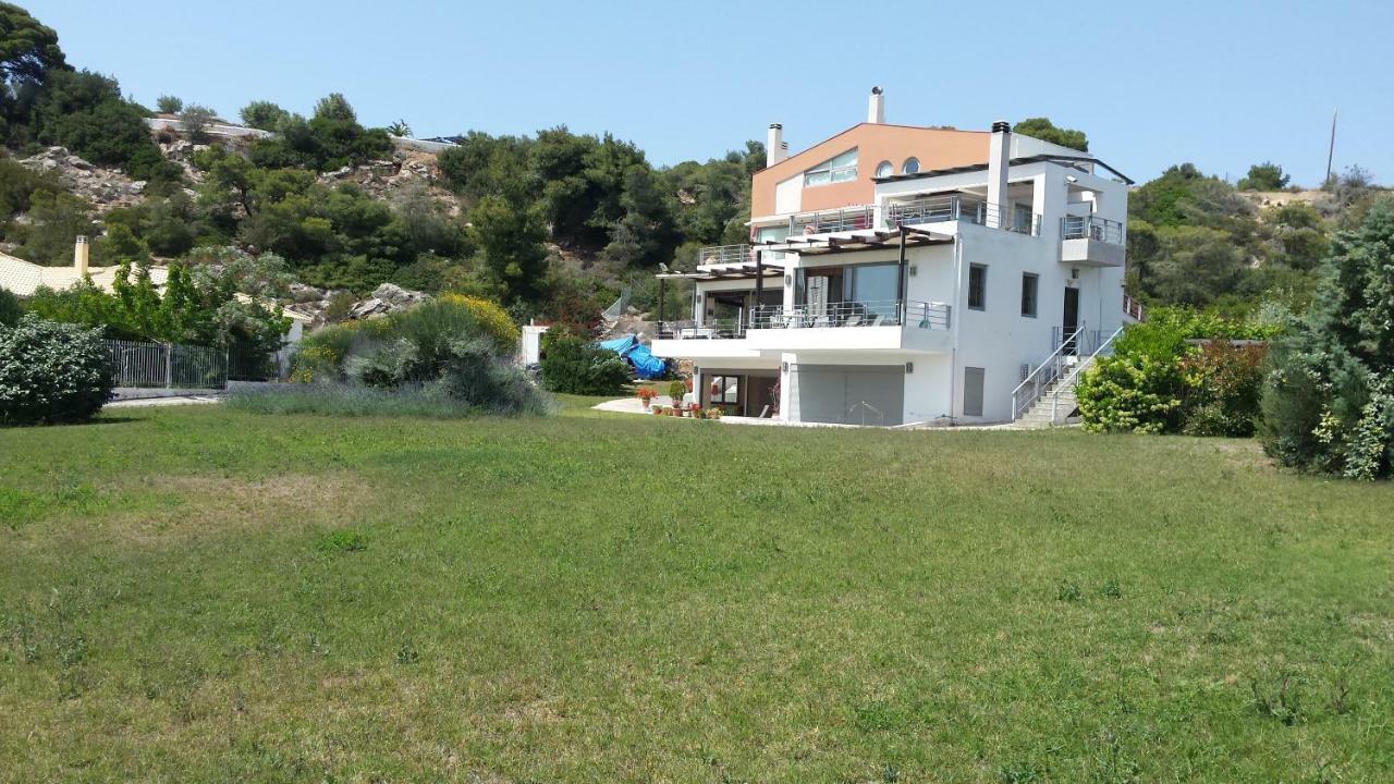 Beautiful House By The Sea,Loutraki Skaloma. Villa Eksteriør bilde